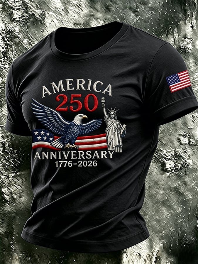Men's American 250th Art Print Top
