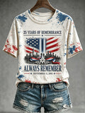 Women's 9/11 Memorial Graphic Top