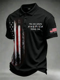 Men's The One Where America Turns 250 Years Print Polo Shirt