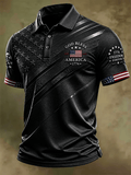 Men's USA 1776-2026 Freedom Printed Polo Shirt