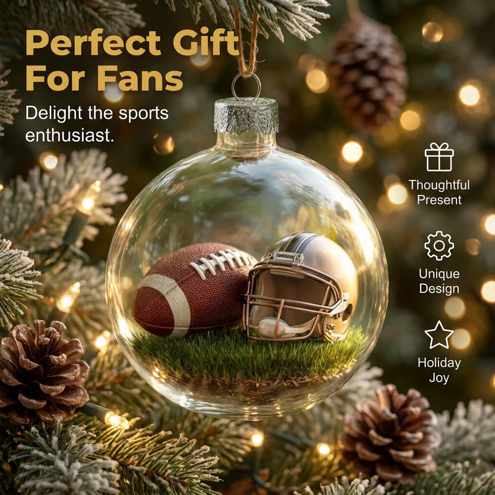 🎁Limited release-🌲Christmas Gift--⚾3D Sports Holiday Ornament（BUY 4 FREE SHIPPING）