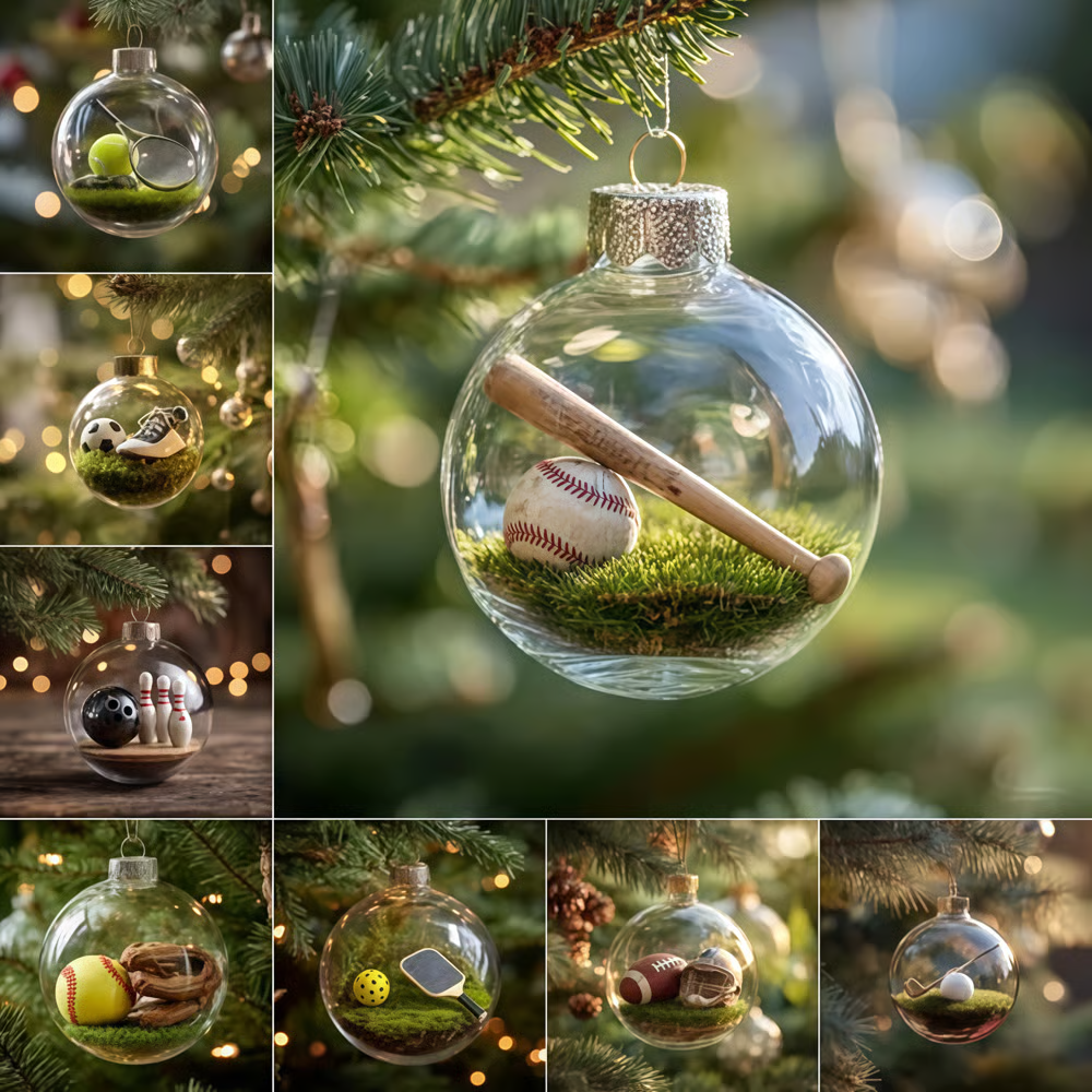 🎁Limited release-🌲Christmas Gift--⚾3D Sports Holiday Ornament（BUY 4 FREE SHIPPING）