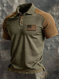 Men's Retro Comfort Denim Polo Shirt
