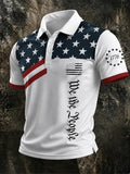 Men'S Short-Sleeved Shirt With National Flag Print