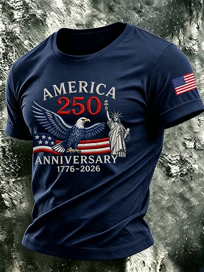 Men's American 250th Art Print Top