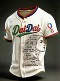 Men's World Cup Football Print Casual Top