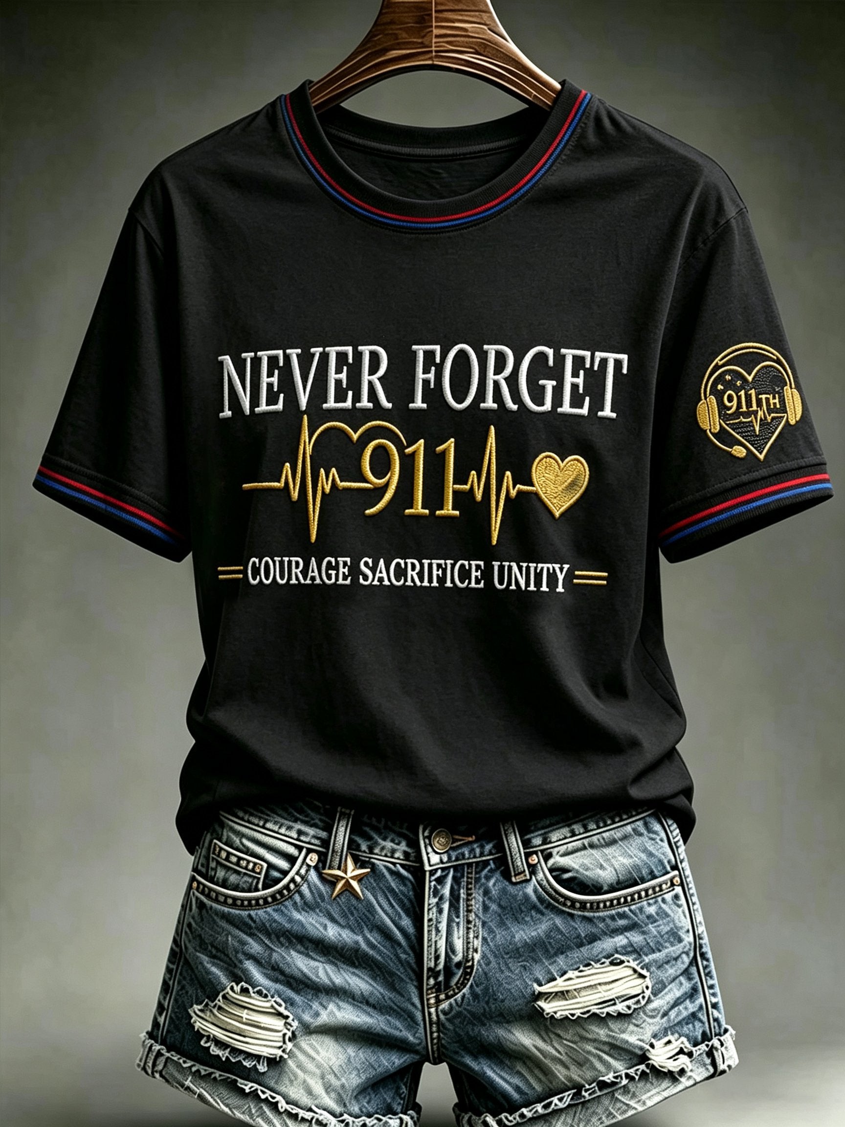 Women's Printed Short-Sleeve Top