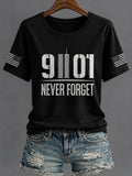 9.11 Never Forget Printing  T-Shirts