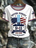 Women's USA 911 Print T-Shirt