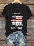Women's Memorial Day Printed Short-Sleeve T-Shirt