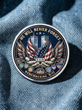 Unisex 9/11 25th Anniversary We Will Never Forget Brooch
