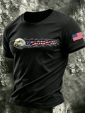 Men's Vintage 250th Anniversary Print Casual T-shirt
