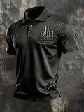 Men's Printed Polo Shirt in Memory of 9/11 Victims