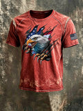 Men'S 250th Anniversary  Casual  Short Sleeved T-Shirt