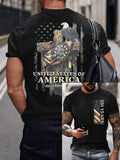 Men's Casual Printed Short-Sleeve T-Shirt