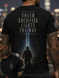 Men's 9.11 Never Forget Printing  T-Shirts
