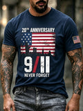 Men's USA 9/11 Print T-Shirt