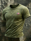 Vintage American Flag Art Men's T-Shirt