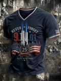Men's USA 9/11 Print T-Shirt