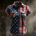 Women's 250th Anniversary Printed Plaid Shirt