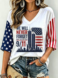 Women's 9/11 Memorial Graphic Top