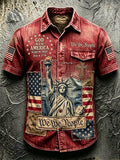Men'S 250Th Anniversary National Faith Print  Shirt