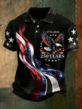 Men's 250th Anniversary Casual Short-Sleeve Polo Shirt