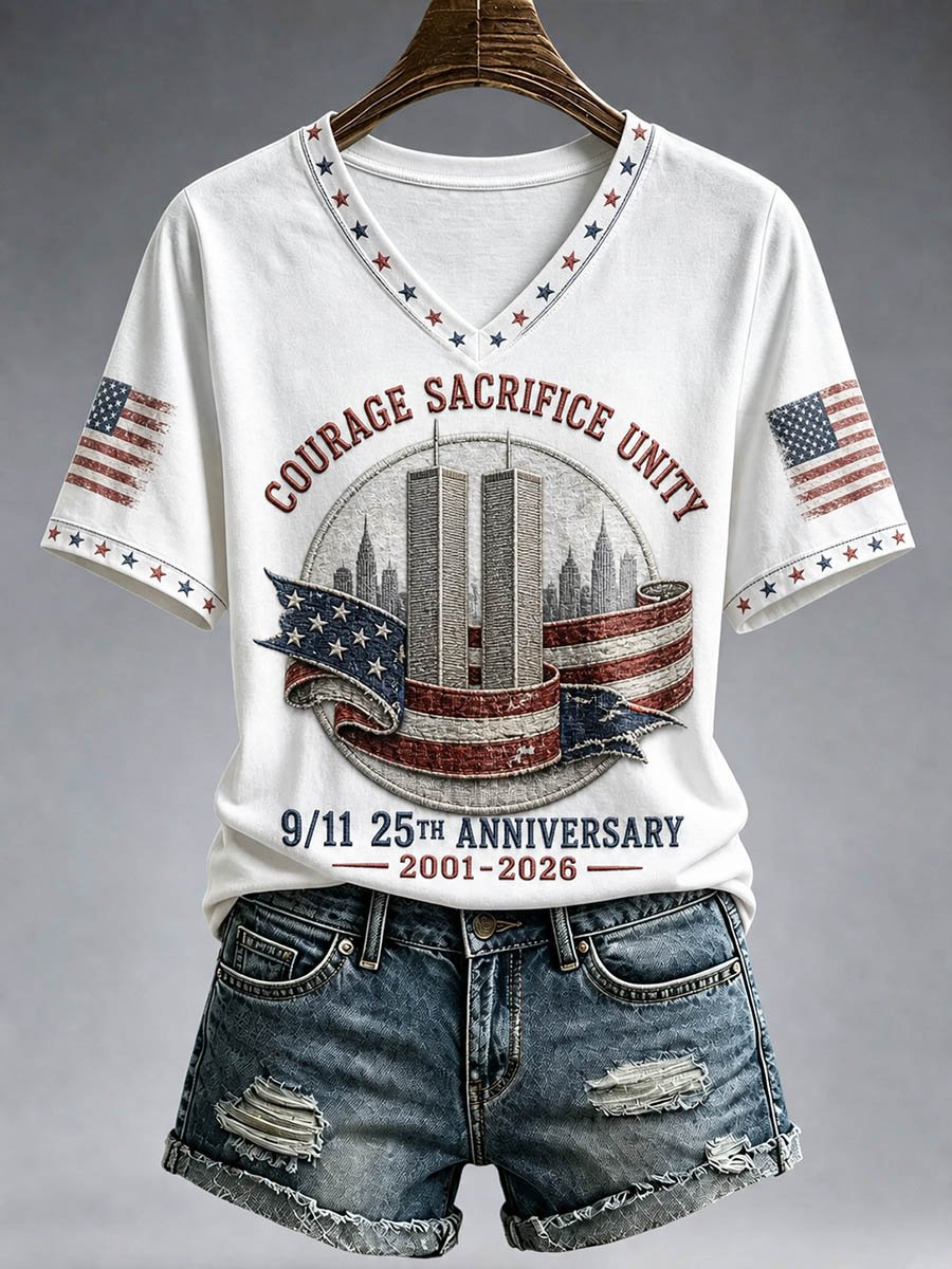 Women's "Never Forget 9/11" Graphic T-Shirt
