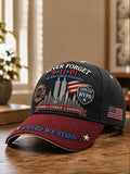 9.11 Never Forget Commemorative Printed Hat