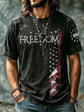 Men's 250th Anniversary American Casual Printed Short-Sleeve T-Shirt