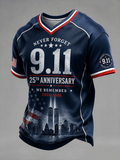 Men's 9.11 Never Forget Printing Shirts
