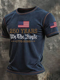 Men's American 250th Art Print Top