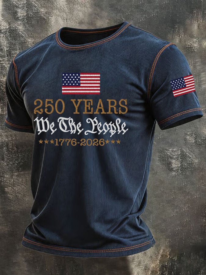 Men's American 250th Art Print Top