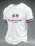 Men's 250 Years of Freedom Since 1776 Print T-Shirt