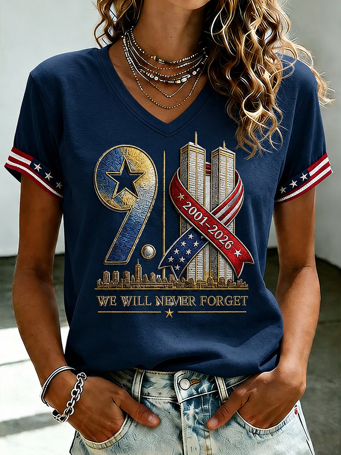 Women's 911 Memorial Graphic Top