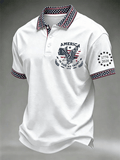 Men's Independence Day One Nation Under God polo shirt