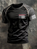 Men's Vintage Patriot Raglan Short Sleeve Top