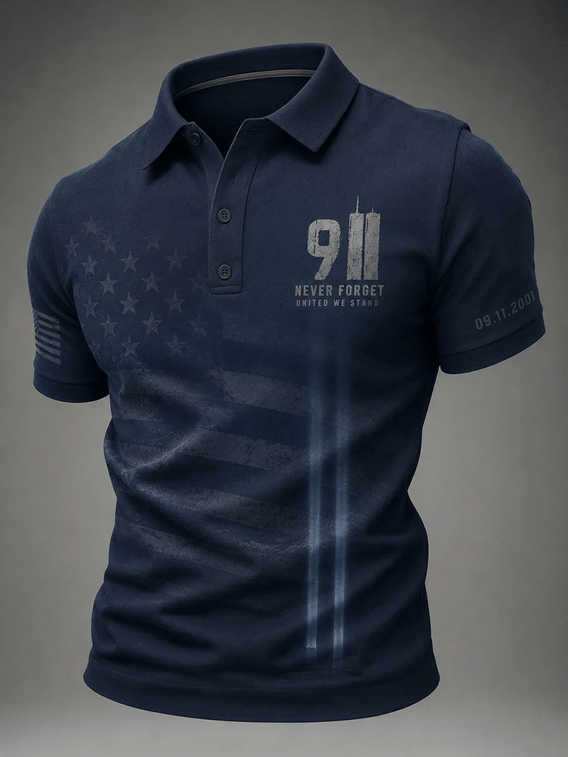 Men's 9.11 Never Forget Printing Shirts