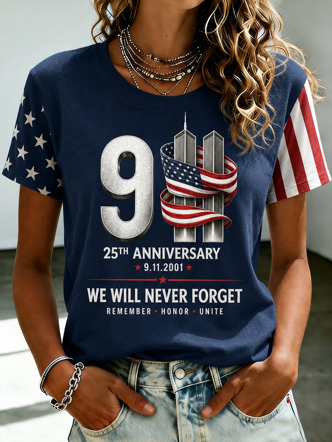Women's 911 Memorial Graphic Top