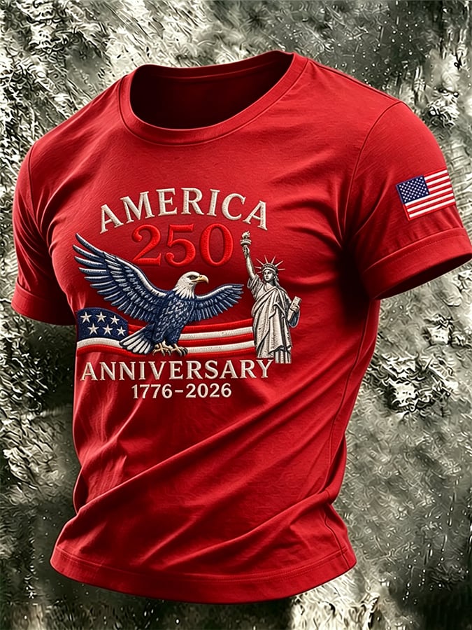 Men's American 250th Art Print Top