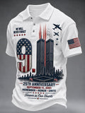 American 9.11 Never Forget Printed Casual T-Shirt