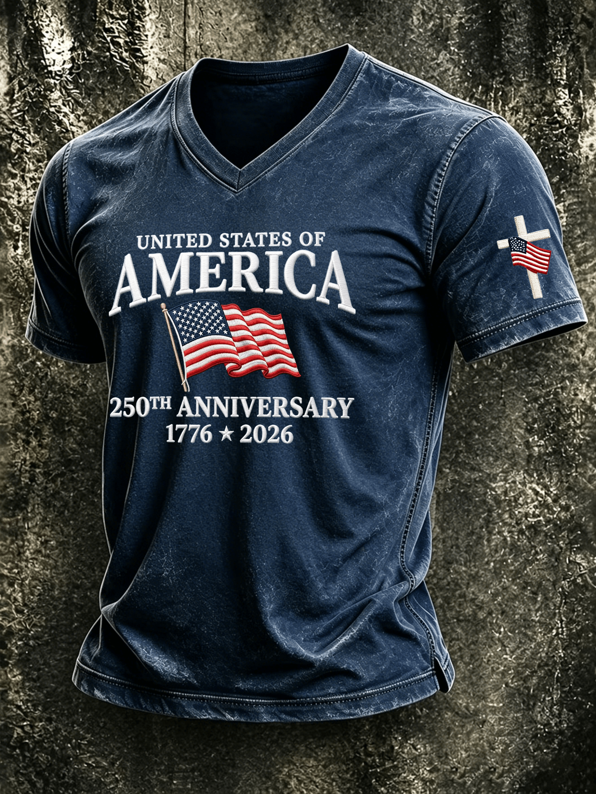 Men's USA 250th Anniversary Printed T-shirt