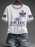 Women's Printed Short-Sleeve Top