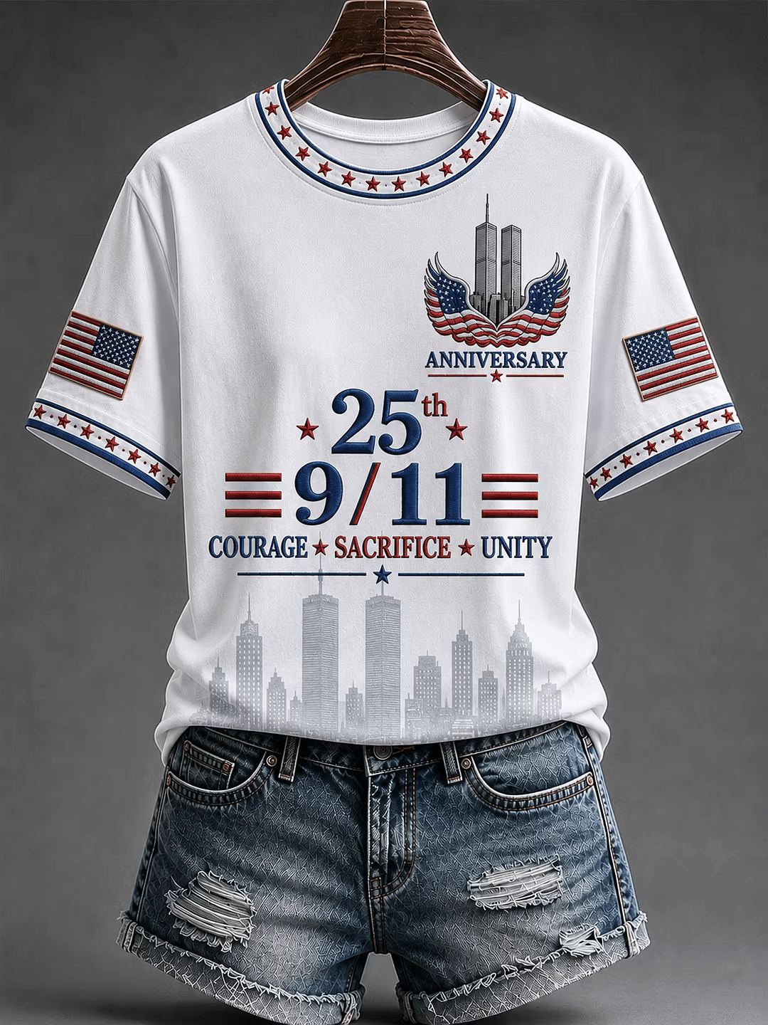 Women's Printed Short-Sleeve Top