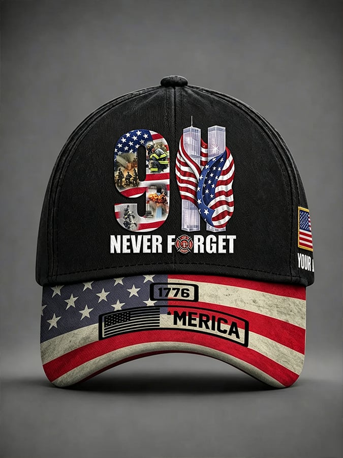 Unisex USA 911 Print Hat