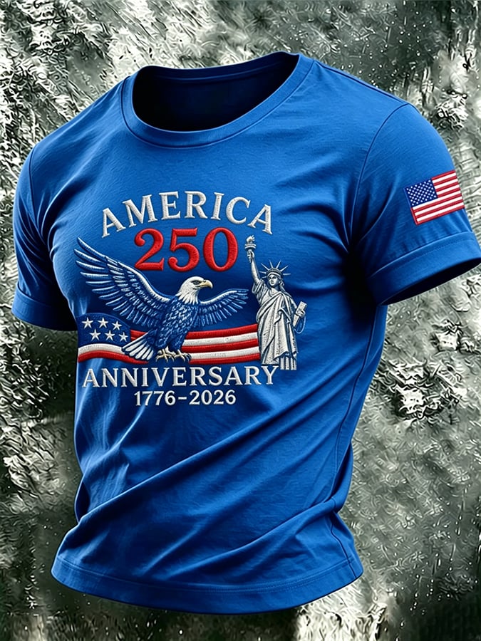 Men's American 250th Art Print Top