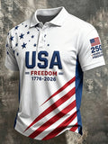 Men's U.S. 250th Anniversary Commemorative Printed Polo Shirt
