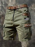 Men's Retro Outdoor Functional Work Shorts
