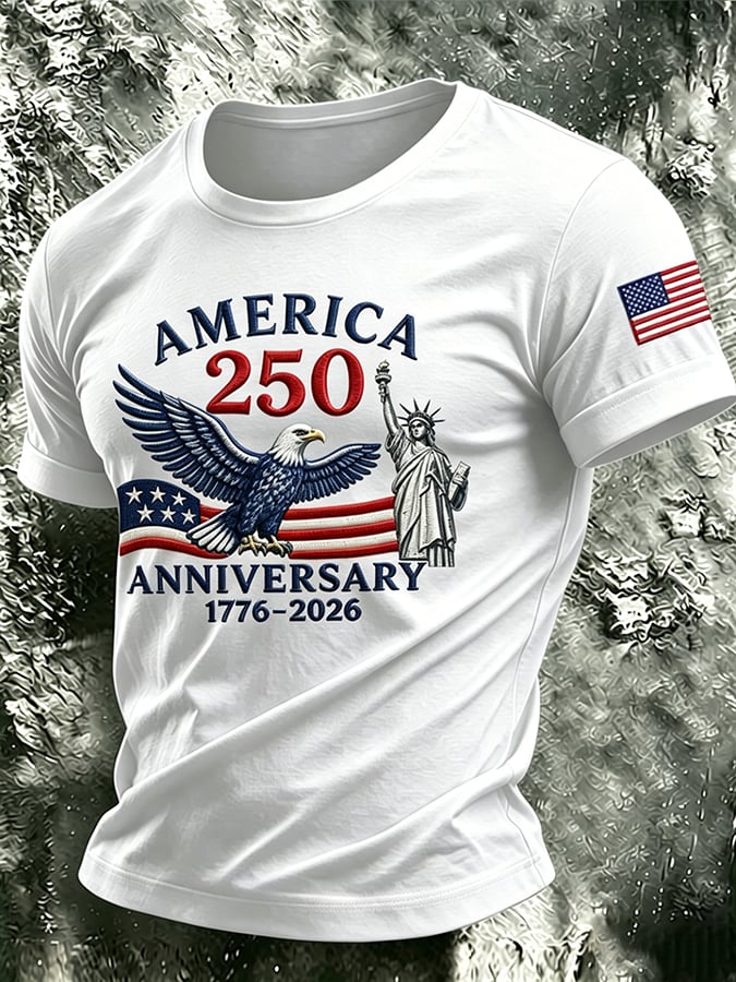 Men's American 250th Art Print Top